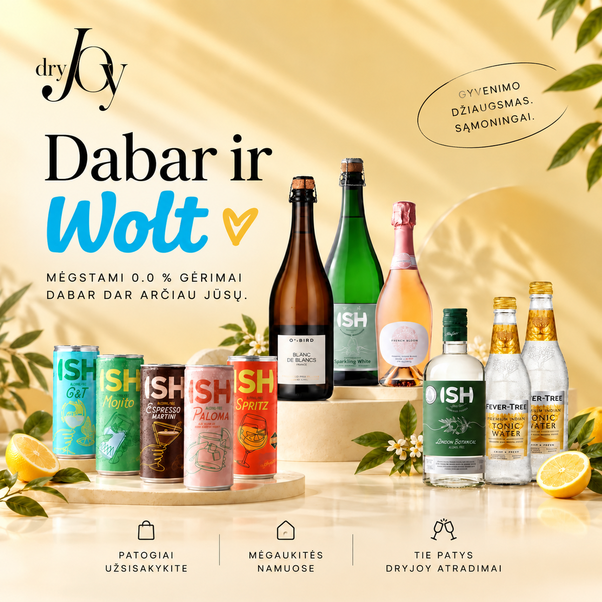 DRYJOY DABAR IR WOLT